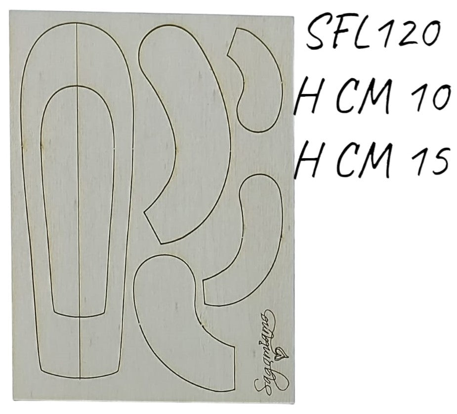 SFL120 Formallegra Cactus Braccia - Sagomiamo