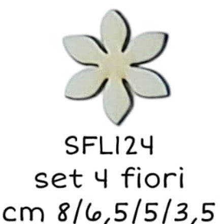 SFL124 Formallegra Fiore 6 petalli - Sagomiamo