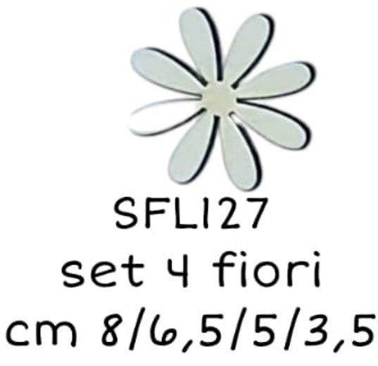 SFL127 Formallegra Margherita tonda - Sagomiamo