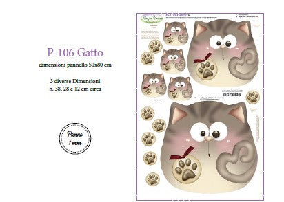 Pannello P106 "Gatto" - Idee per Creare