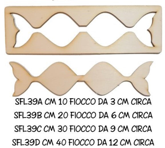 SFL39 Formallegra Fiocco Coda di Balena - Sagomiamo