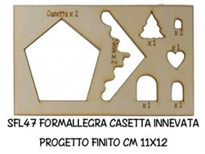 SFL47 Formallegra Casetta - Sagomiamo