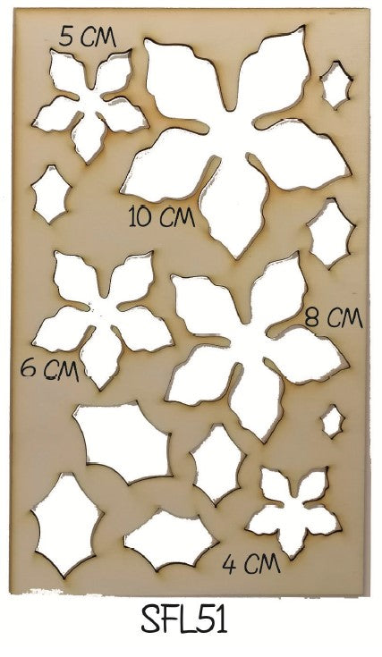 SFL51 Formallegra Stella e Agrifoglio - Sagomiamo