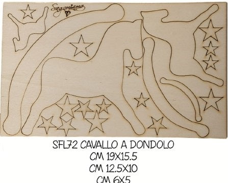 SFL72 Formallegra Cavallo a Dondolo - Sagomiamo