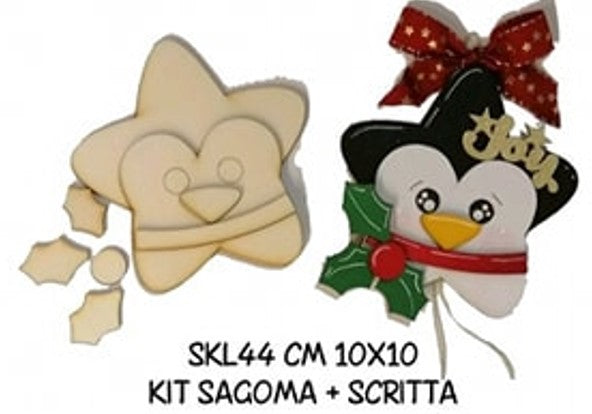 SKL44 "Kit Stella Pinguino" Sagomiamo
