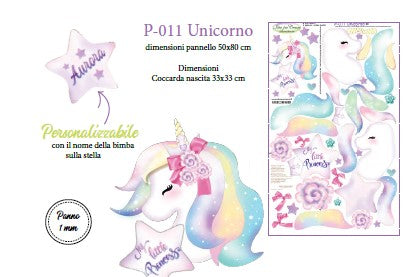 Pannello P011 "Unicorno" - Idee per Creare