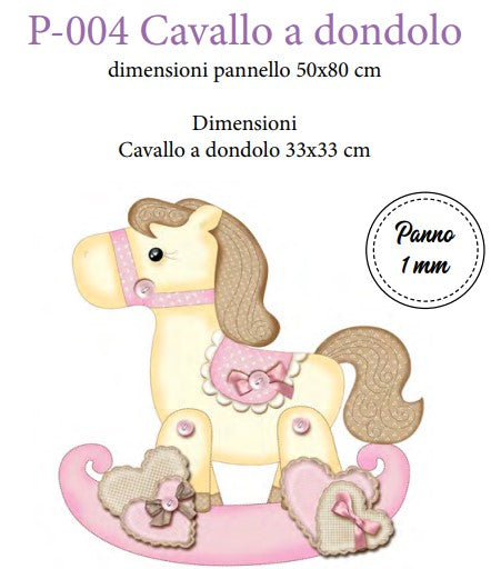 Pannello P004 "Cavallo a dondolo" - Idee per Creare